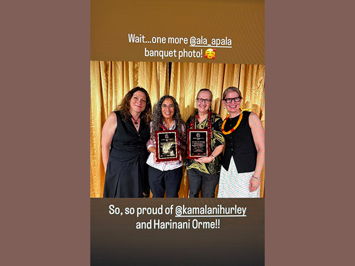 Danielle Carnito, Harinani Orme, Kamalani Hurley, and Carol Hinz at ALA 2026