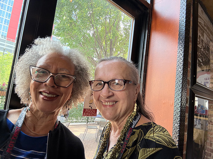 Carol Boston Weatherford and Kamalani Hurley at ALA 2026